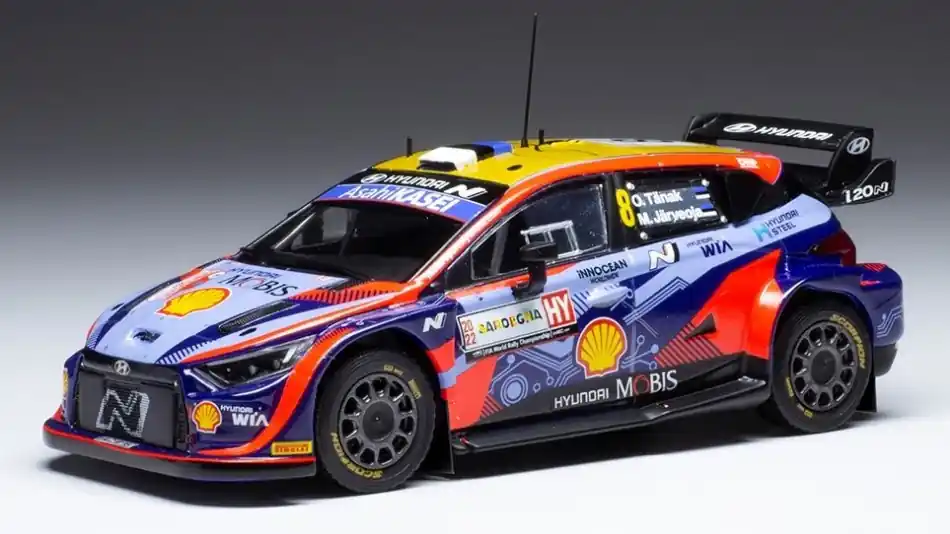 Hyundai i20 n.8 Rally Sardegna 2022 T. Tanak - M. Jarveoja Exkluzív ajánlat
