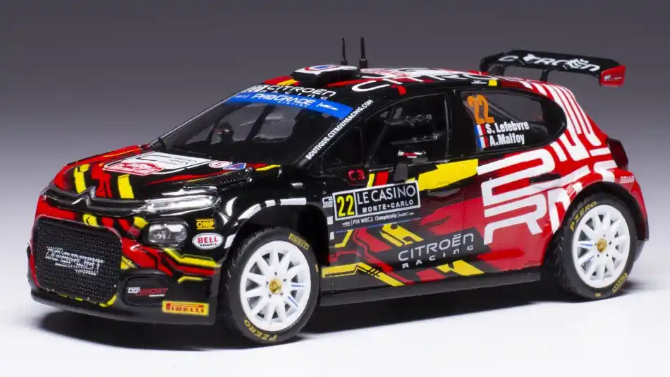 Citroën C3 WRC2 n.24 Rally Monte Carlo-Carlo 2023 S. Lefebvre - A. Malfoy Végkiárusítás