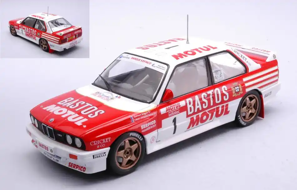 Újdonság BMW M3 (E30) n.1 Rally Tour de Corse 1988 B. Beguin - J.J Lenne