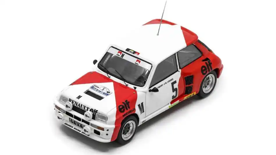 Legkelendőbb Renault 5 turbo n.5 Rally du Var 1982 A. Prost - J-M. Andrie