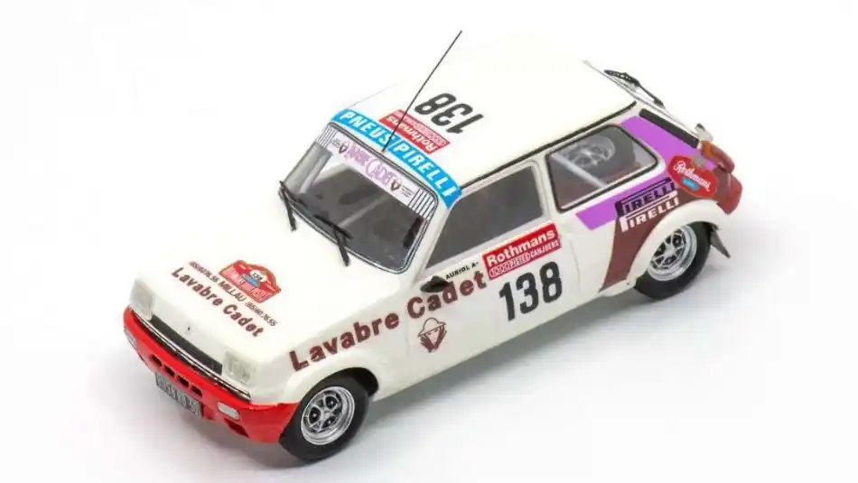 Rendeld meg most Renault 5 Alpine Gr.2 n.138 Rally 1000 Pistes de Canjuers 1983 D. Auriol - J.Y. Tissiot