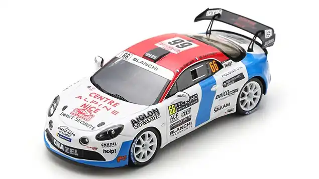 Alpine A110 Rally RGT Team Chazel Technologie Course n.66 Rally Monte-Carlo 2023 D. Ferraro - M. Cornegl Akció