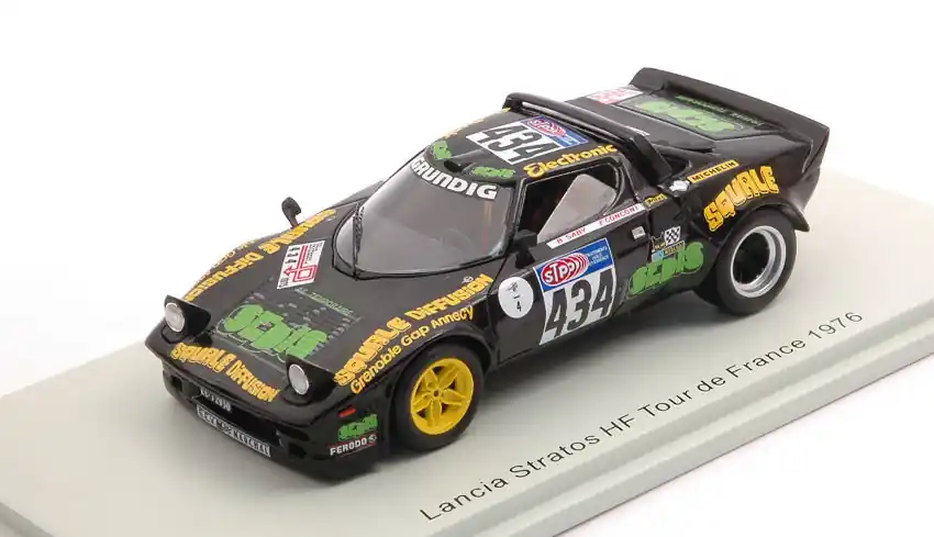 Lancia Stratos HF n.434 Rally Tour de France 1976 B. Saby - F. Conconi Szuper akció