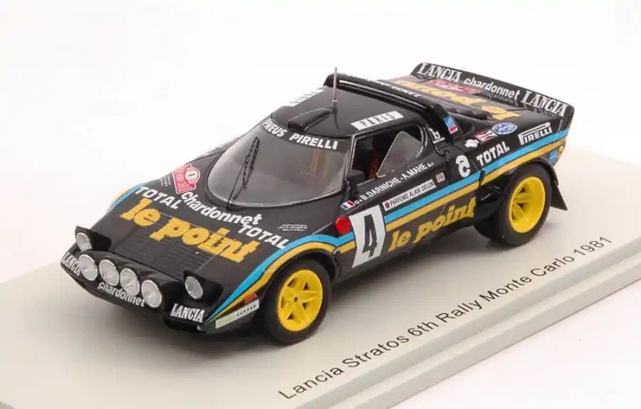 Lancia Stratos n.4 Rally Monte-Carlo 1981 B. Darniche - A. Mahe Népszerű