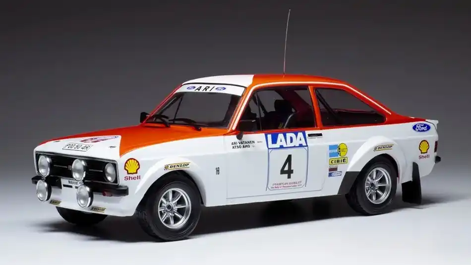 Gyors kiszállítás Ford Escort Mk2 RS 1800 n.4 1000 Lakes rally 1977 A. Vatanen - A. Aho