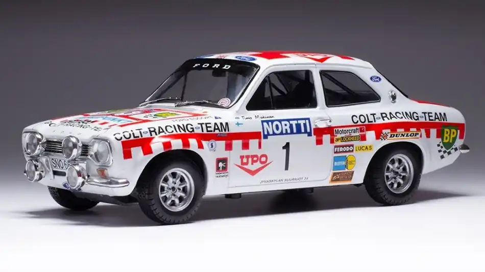 Legkelendőbb Ford Escort Mk1 RS 1600 n.1 1000 Lakes ally 1973 T. Makinen - H. Liddon