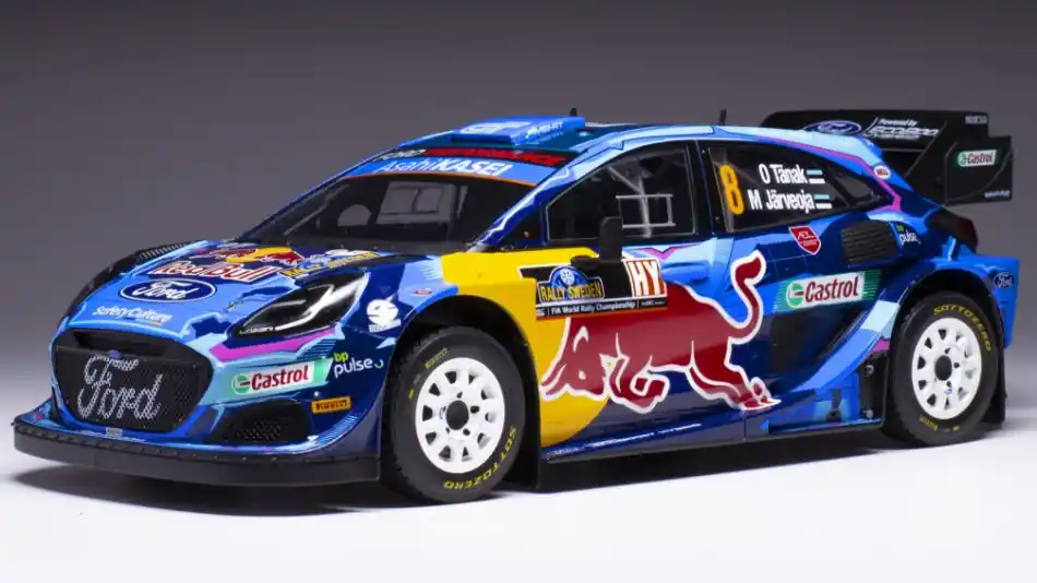 Csak ma Ford Puma WRC n.8 Rally Sweden 2023 O. Tanak - M. Jarveoja