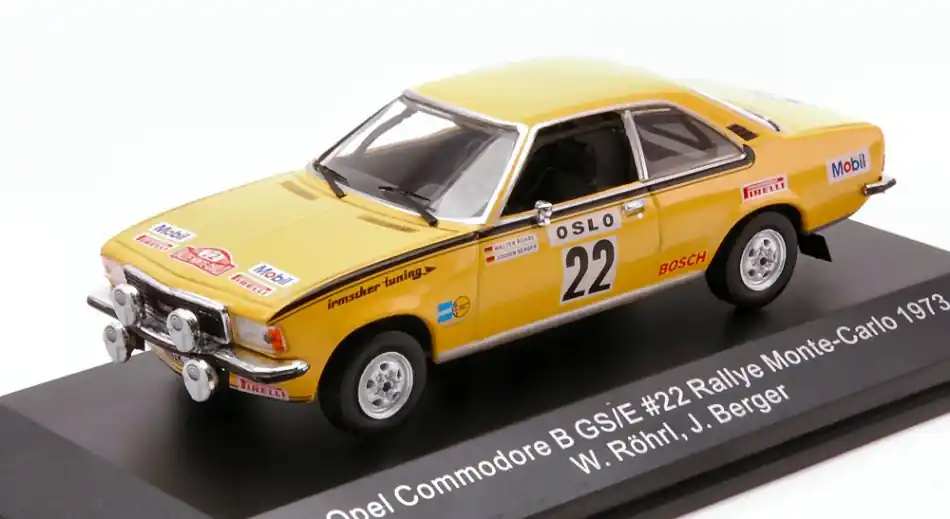 Opel Commodore B GS/E n.22 Rally Monte-Carlo 1973 W. Rohrl - J. Berger Vedd meg online