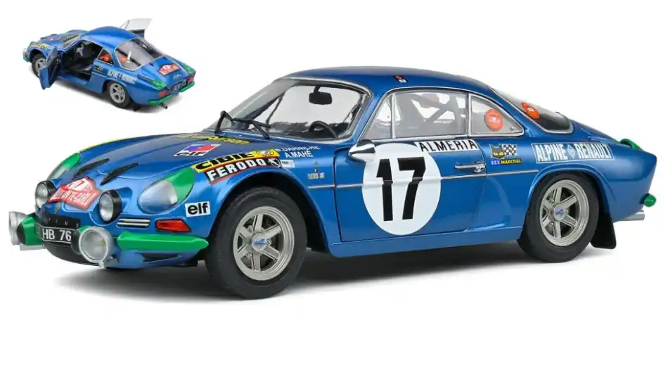 Olcsóbb Alpine A110 1600S (éjszakai) n.17 Rally Monte-Carlo 1972 B. Darniche - A. Mahe