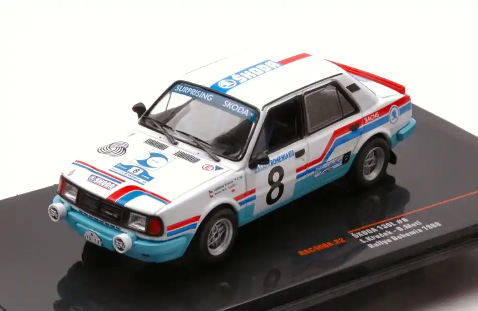 Kedvezmény Skoda 130L n.8 Bohemia rally 1988 L. Krecek - B. Motl