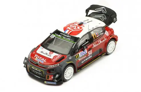 Árengedmény Citroën C3 WRC n.11 Rally Tour de Corse 2018 S. Loeb - D. Elena