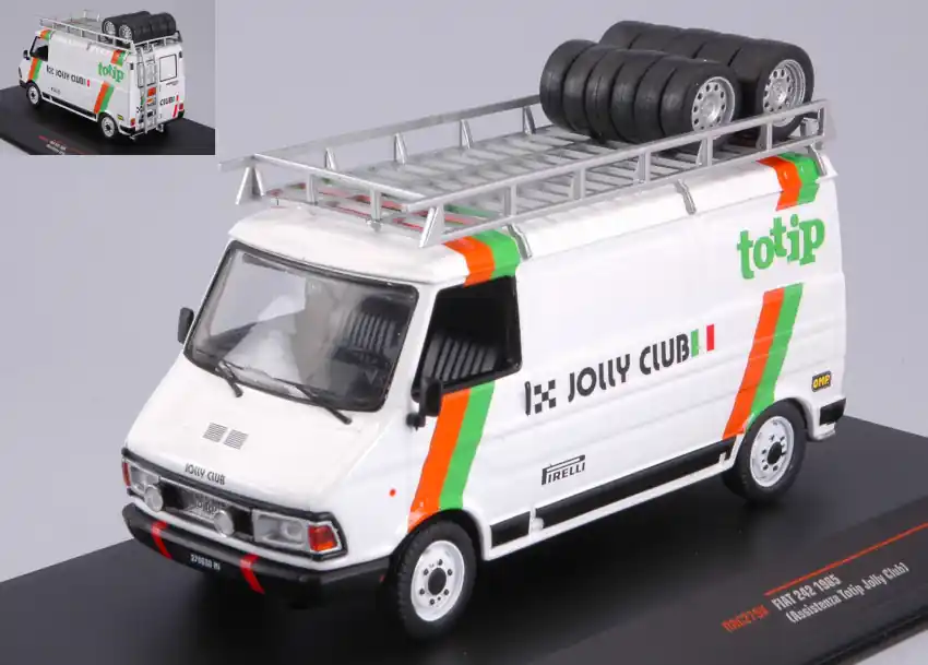 Akció Fiat 242 Van Totip Jolly Club Assistance rally 1985