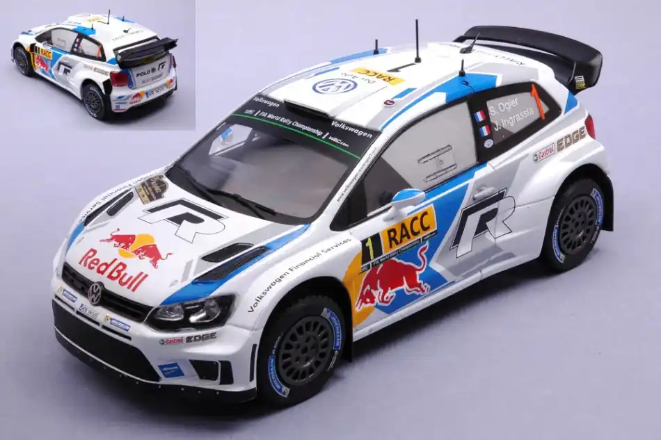 Korlátozott ajánlat Volkswagen Polo R WRC Red Bull n.1 Rally Catalunya 2014 S. Ogier - J. Ingrassia