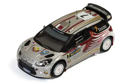 Citroën DS3 WRC n.7 Rally Sweden 2012 N. Al Attiyah - G. Bernacchini Csak ma