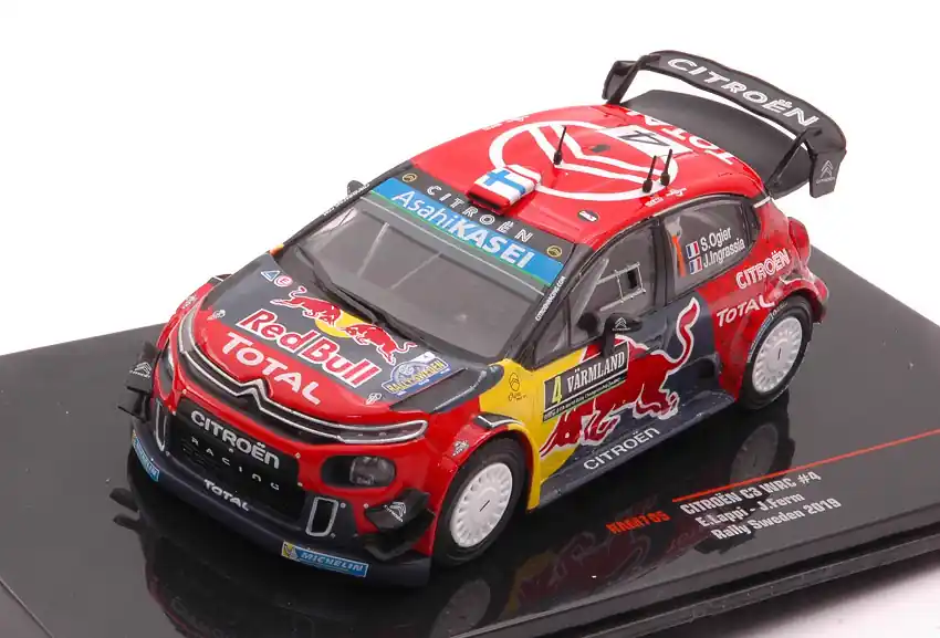 Akció Citroën C3 WRC n.4 Rally Sweden 2019 E. Lappi - J. Ferm