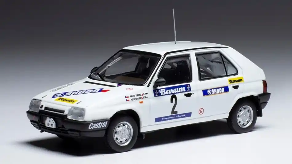 Skoda Favorit 136L n.2 Rally Valasskaa Zima 1989 P. Sibera - P. Gross Kiárusítás