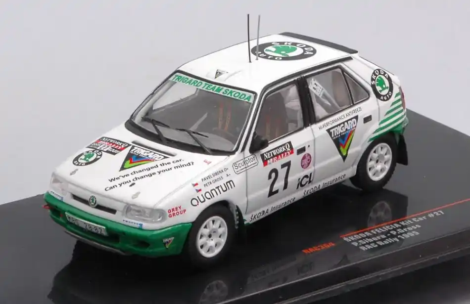 Skoda Felicia Kit Car n.27 Rally Rac 1995 S. Sibera - P. Gross Akció