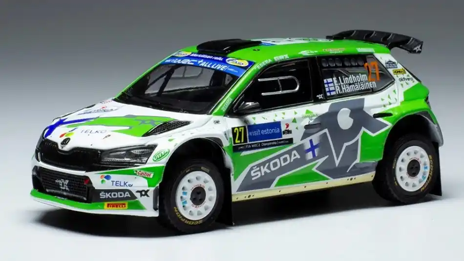 Skoda Fabia Rally2 EVO n.20 Rally Finland 2022 E. Lindholm - R. Hamalainen Kedvezményes ár