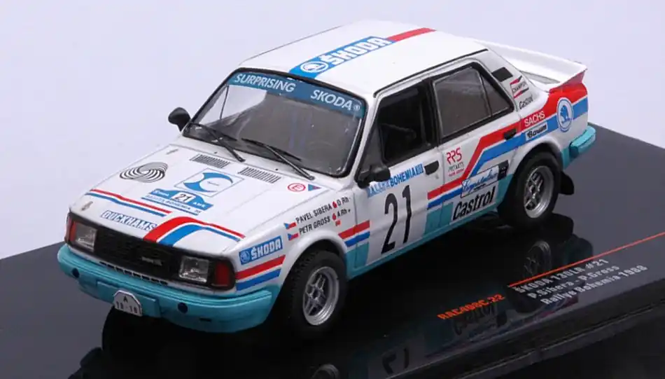 Skoda 130LR n.21 Bohemia rally 1988 P. Sibera - P. Gross Korlátozott ajánlat