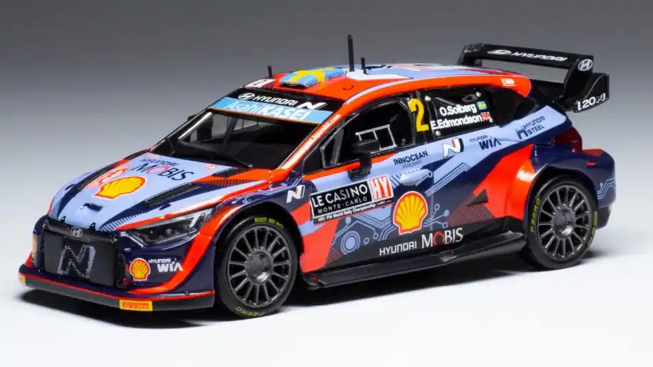 Hyundai i20 WRC n.2 Monte-Carlo 2022 O. Solberg - E. Edmondson Legjobb ár