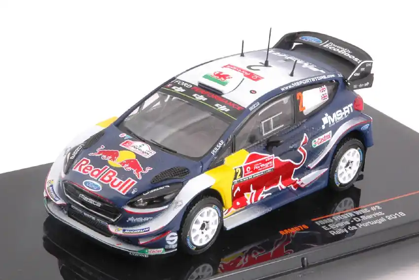 Ford Fiesta WRC Red Bull n.2 Portugal rally 2018 E. Evans - D. Barritt Biztonságos vásárlás