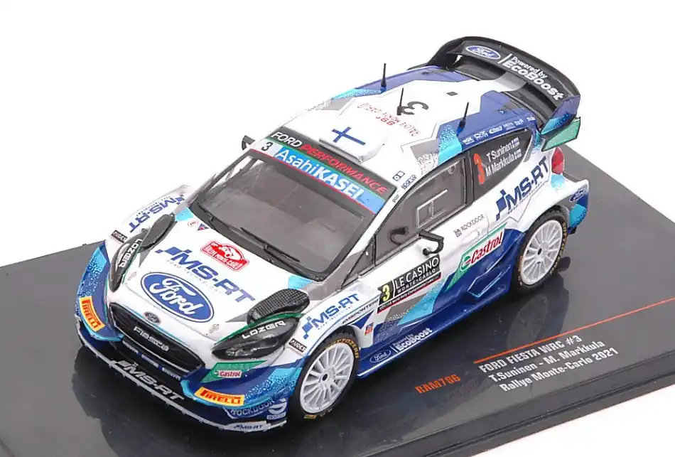 Ford Fiesta WRC n.3 Monte-Carlo rally 2021 T. Suninen - M. Markkula Csak ma