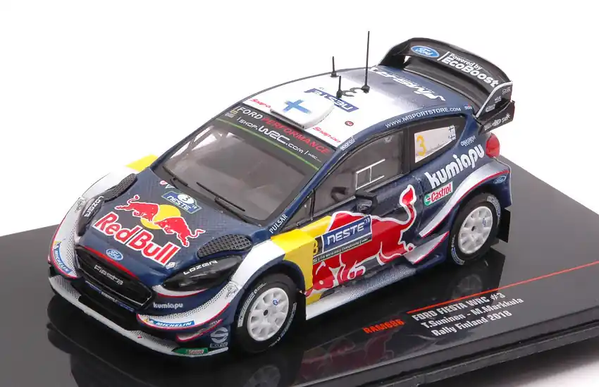 Ford Fiesta WRC Red Bull n.3 Finland rally 2018 T. Suninen - M. Markkula Utolsó esély