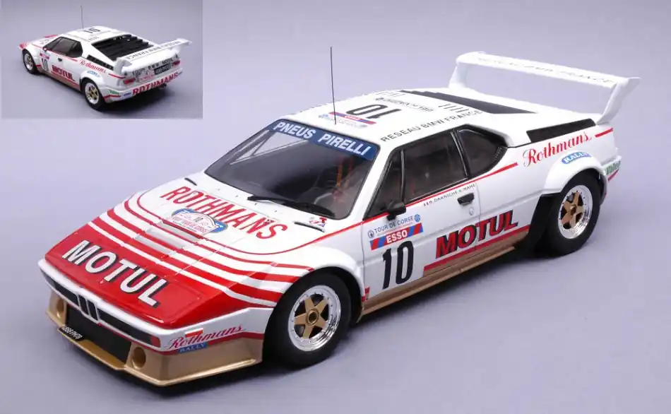 Azonnali szállítás BMW M1 n.10 Tour de corse rally 1982 B. Darniche - A. Mahe