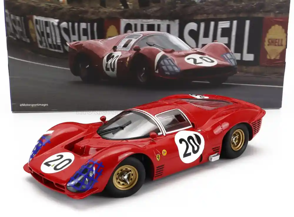 Ferrari 330 P3 ch.0848 Team Ferrari Sefac 20 24h Le Mans 1966 L. Scarfiotti - M. Parkes Újra elérhető Kihagyhatatlan ajánlat