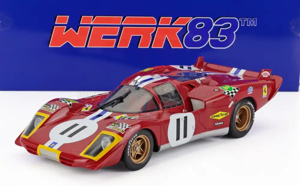 Outlet Ferrari 512S Team N.A.R.T.H. 11 24h Le Mans 1970 R. Bucknum - S. Posey Újra elérhető