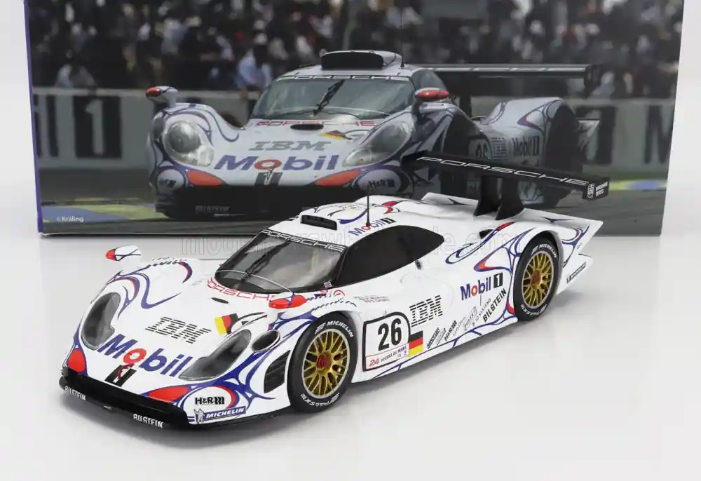 Porsche 911 GT1-98 Team Porsche AG Mobil-1 26 24h Le Mans győztes 1998 A. McNish - L. Aiello - S. Ortelli Újra elérhető Vedd meg online