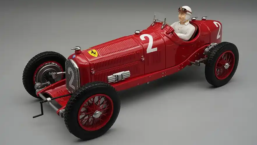 Alfa Romeo P3 Tipo B 2 German GP győztes 1932 R. Caracciola pilótával Szuper akció