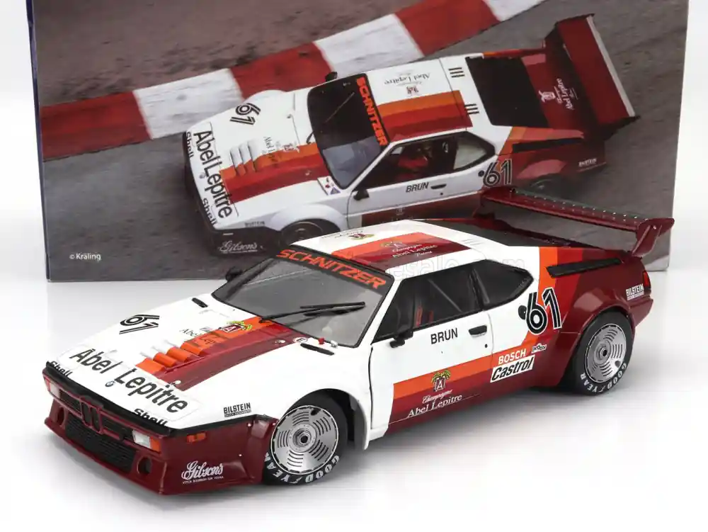 Outlet BMW M1 M88 61 Procar Series Monaco Race 1980 W. Brun