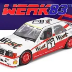Expressz kézbesítés Mercedes-Benz 190E Evo II 2.5 16V 7 DTM 1991 K. Thiim