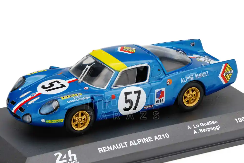 Kedvezmény Renault Alpine A210 57 24h Le Mans 1968 A. Leguellec - A. Serpaggi