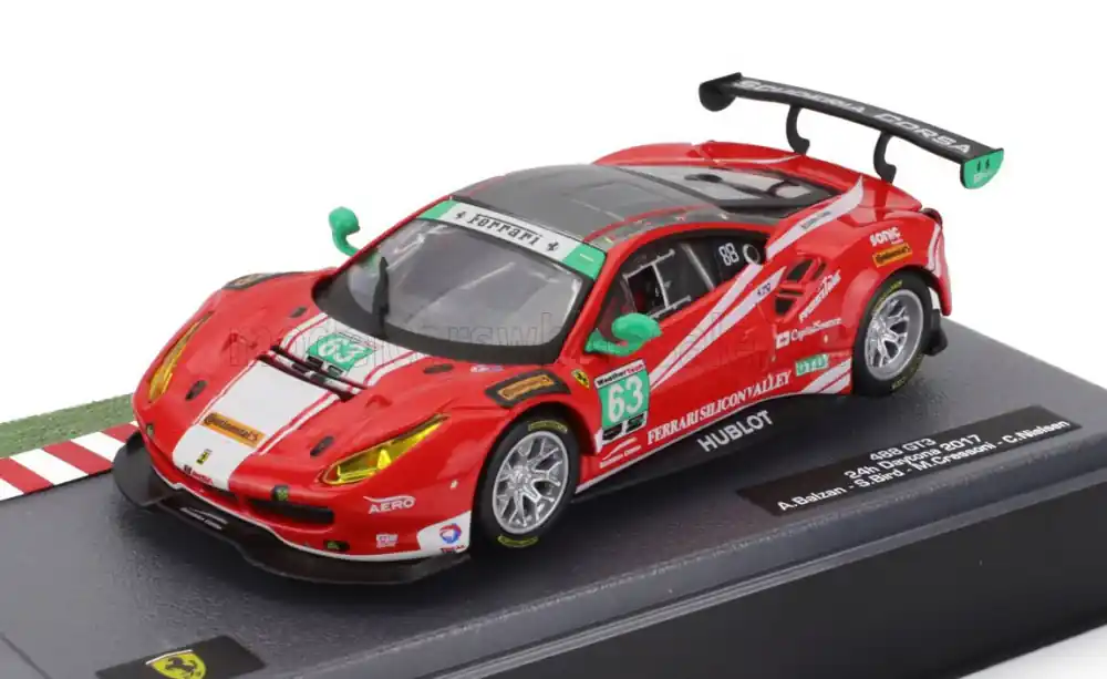 Ferrari 488 GTE 63 24h Daytona 2017 C. Nielsen - A. Balzan - M. Cressoni - S. Bird Kedvezmény