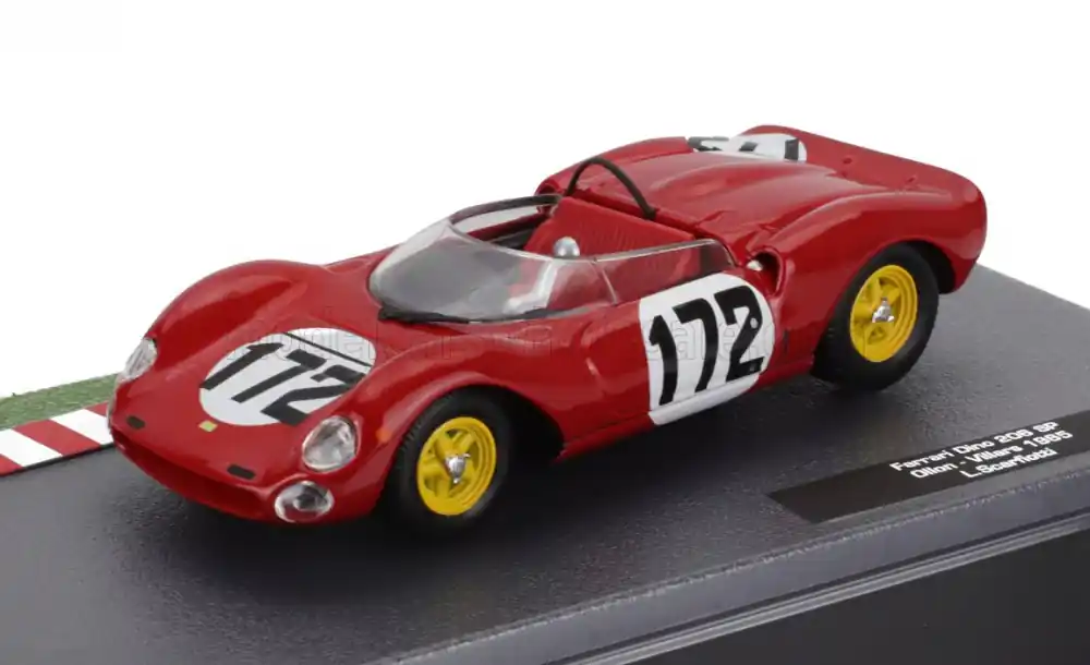 Exkluzív ajánlat Ferrari Dino 206 SP 172 Ollon Villars győztes 1965 L. Scarfiotti
