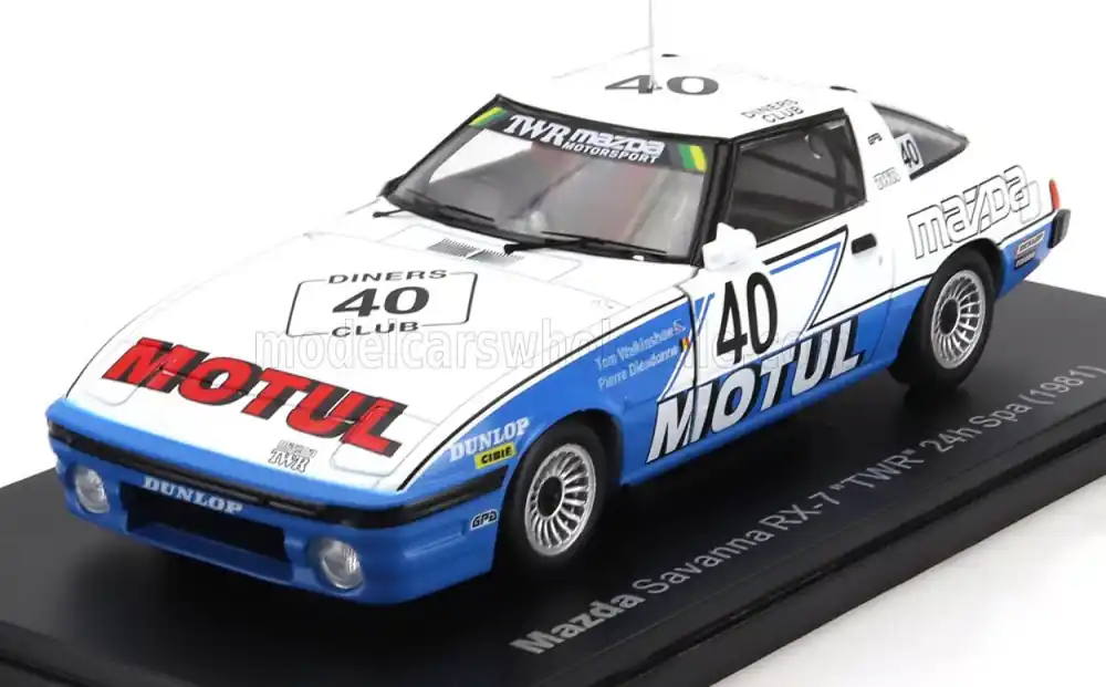Árcsökkenés Mazda Savanna RX-7 40 24h Spa győztes 1981 T. Walkinshaw - P. Dieudonne
