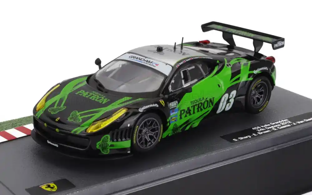 Vedd meg online Ferrari 458 Italia 03 24h Daytona 2012 S. Sharp - E. Brown - J. van Overbeek - G. Cosmo
