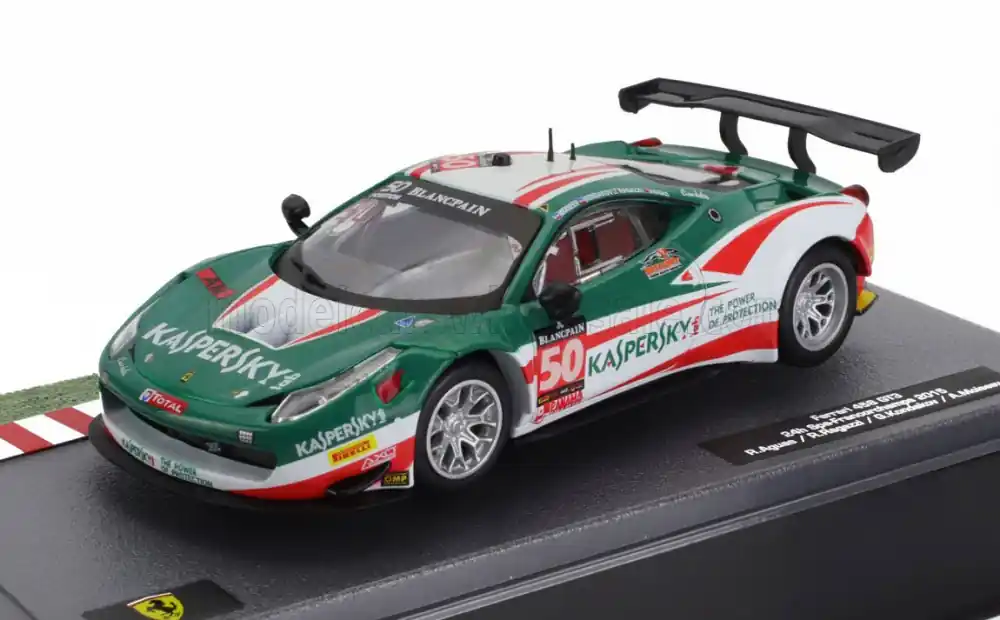 Kiárusítás Ferrari 458 Italia GT3 50 24h Spa Francorchamps 2015 A. Moiseev - G. Kondakov - R. Ragazzi - R. Aguas