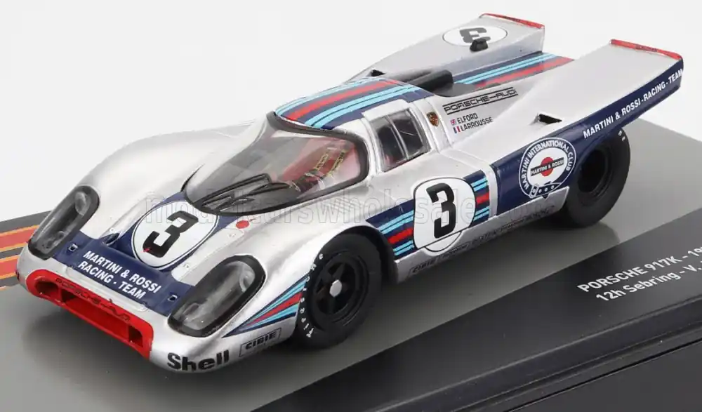 Gyors kiszállítás Porsche 917K 3 12h Sebring győztes 1971 V. Elford - E. Larrousse