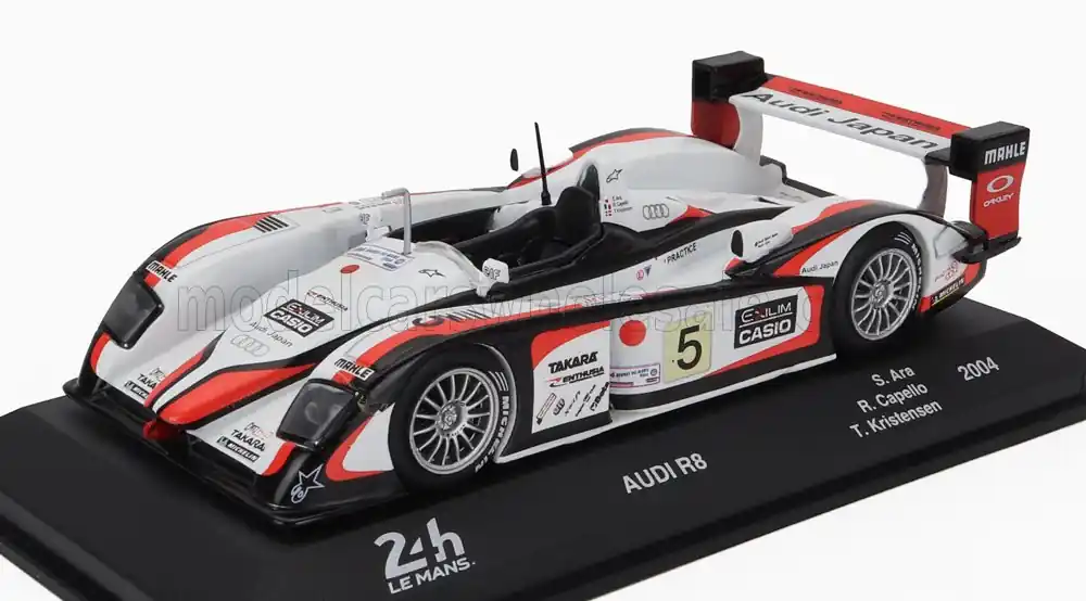 Audi R8 5 24h Le Mans győztes 2004 T. Kristensen - S. Ara - R. Capello Újdonság