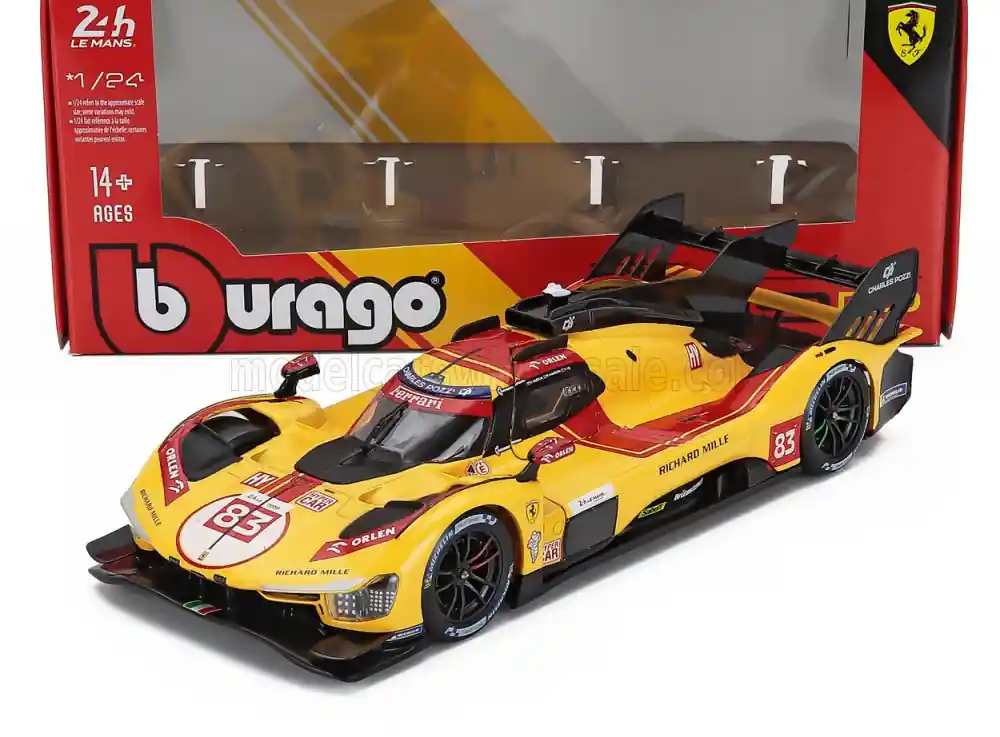 Ferrari 499P 83 24h Le Mans győztes 2025 R. Kubica - P. Hanson - Y. Ye Vedd meg most