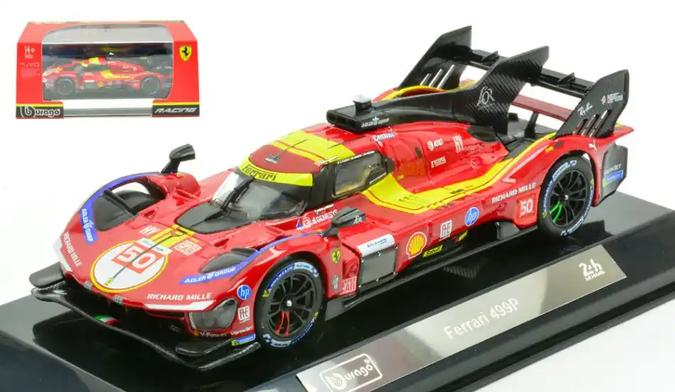 Ne maradj le Ferrari 499P 50 Le Mans 2025 A. Fuoco - N. Nielsen - M. Molina