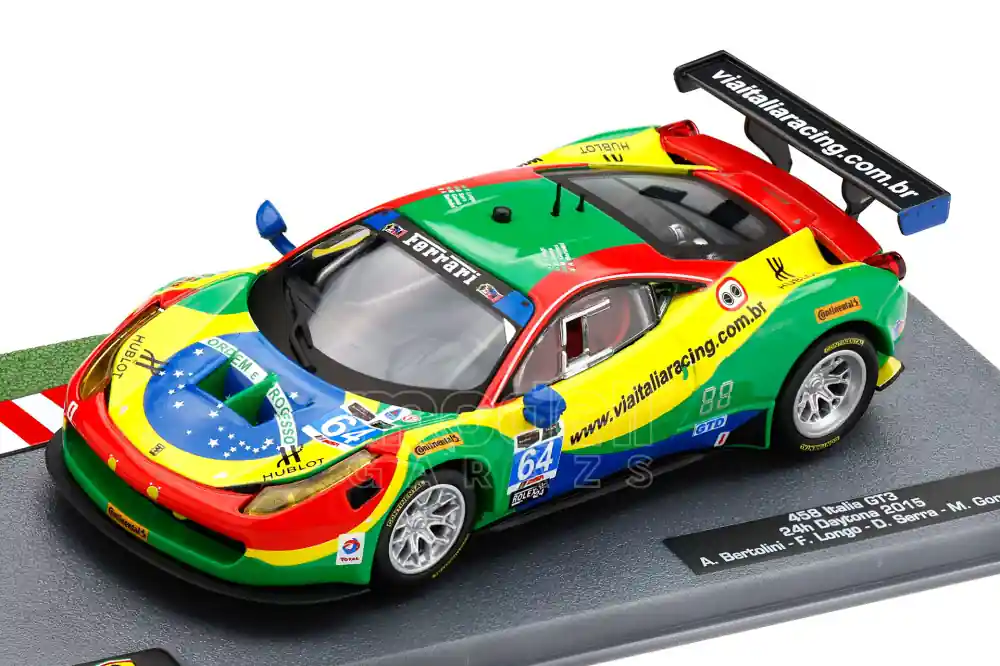 Akció Ferrari 458 Italia GT3 64 24h Daytona 2015 A. Bertolini - F. Longo - D. Serra - M. Gomes