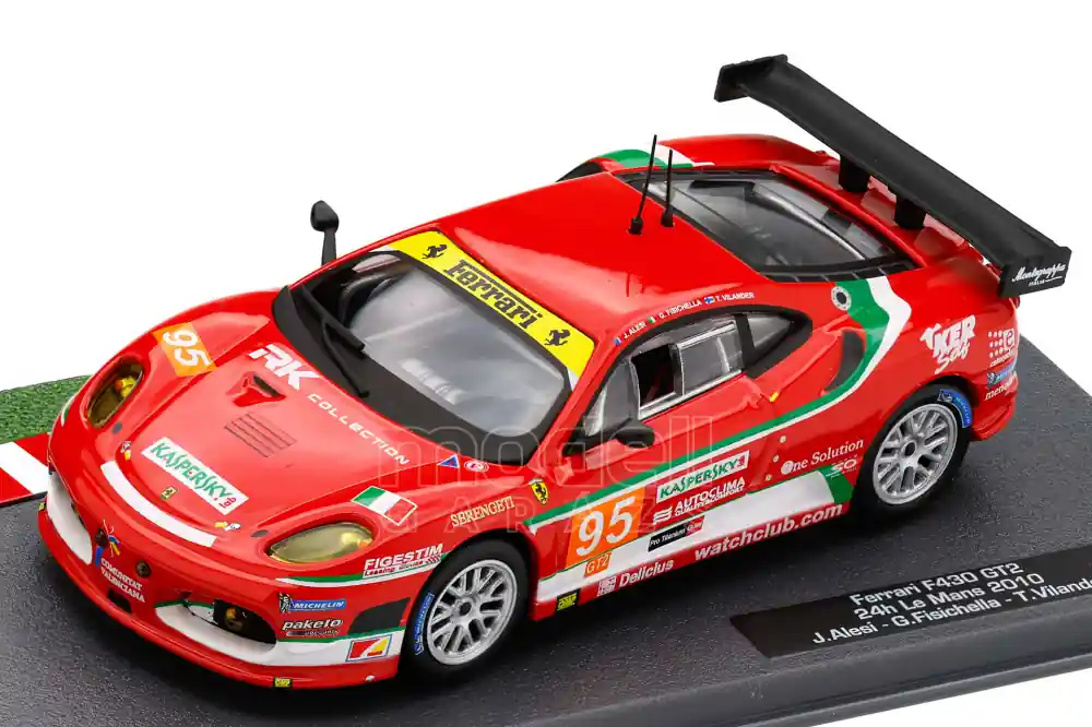 Azonnal elérhető Ferrari F430 GT2 95 24h Le Mans 2010 J. Alesi - G. Fisichello - T. Vilander
