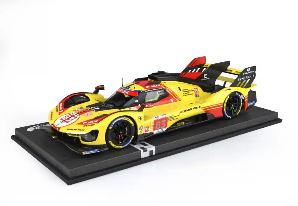 Ferrari 499P Team AF Corse 83 24h Le Mans 2024 R. Kubica - R. Shwartzman - Y. Ye (vitrinnel) Limitált Vedd meg online