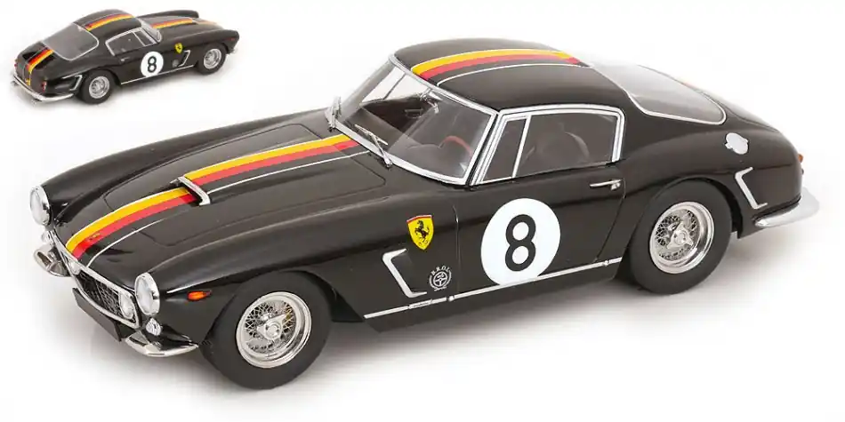 Expressz szállítás Ferrari 250GT SWB Team Scuderia Colonia 8 Tourist Trophy Goodwood 1960 W. Mairesse - W. Seidel