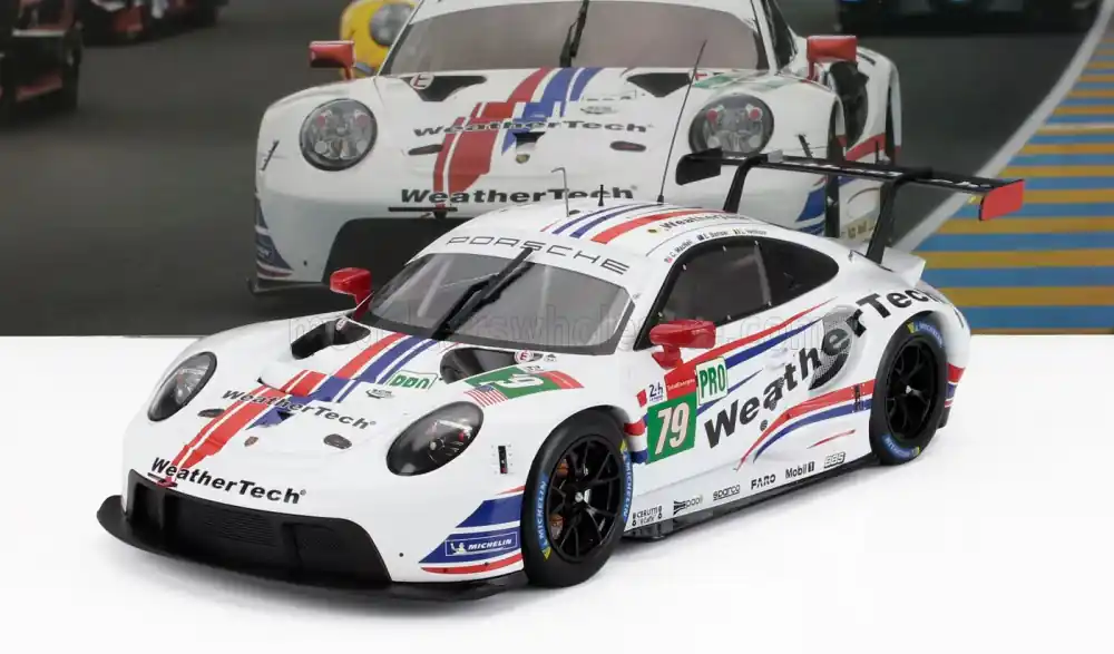Expressz szállítás Porsche 911 (991-2) RSR-19 Team Weathertech Racing 79 24h Le Mans 2021 E. Bamber - C. Macneil - L. Vanthoor