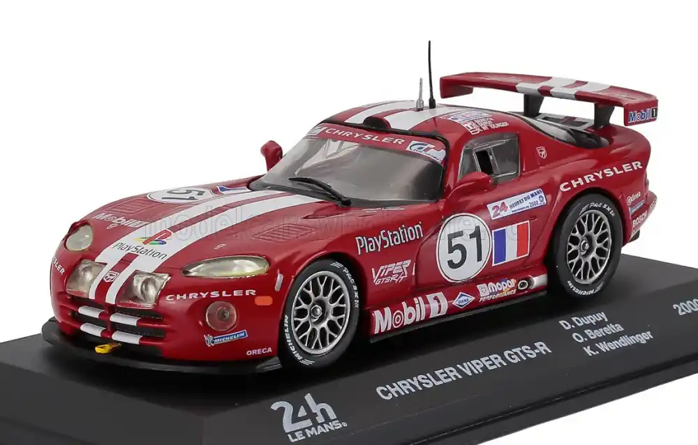 Chrysler Viper GTS-R Team Oreca 51 24h Le Mans 2000 O. Beretta - K. Wendlinger - D. Dupuy Ne maradj le
